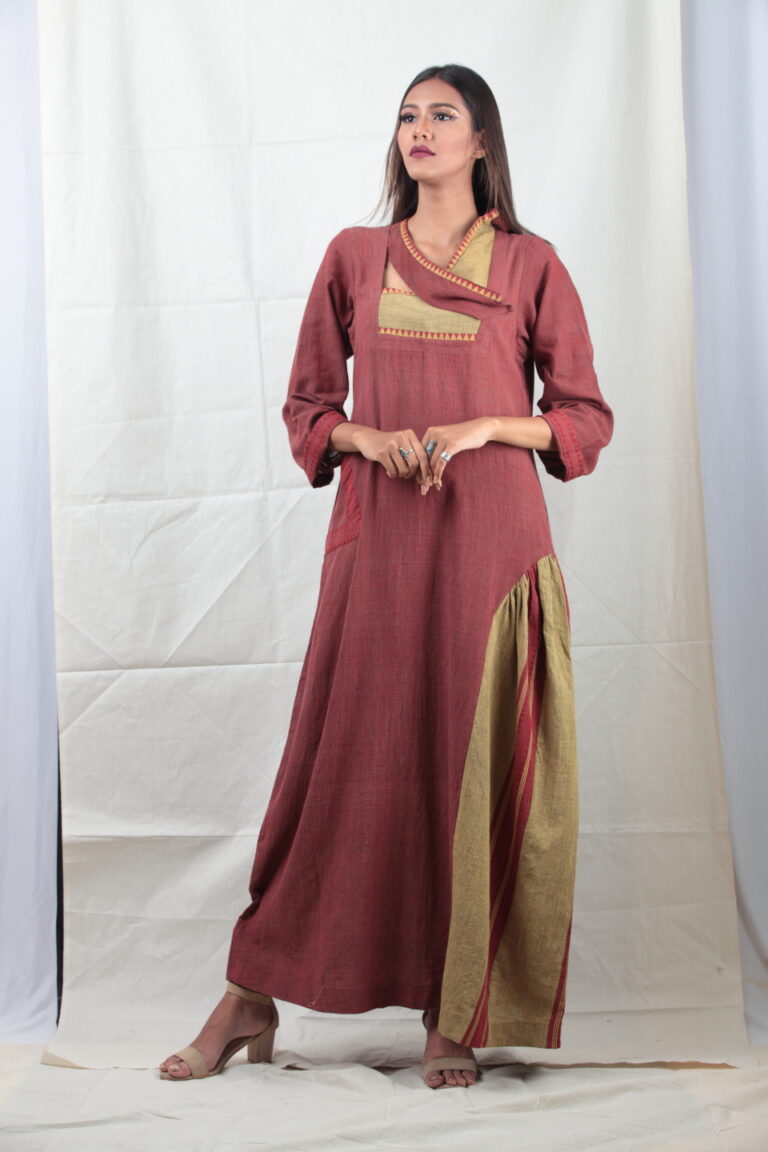 Hariyali Trapeze Dress