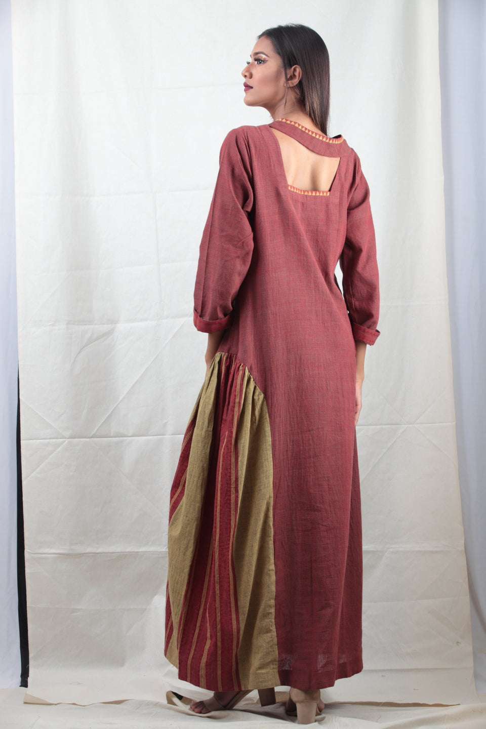 Hariyali Trapeze Dress