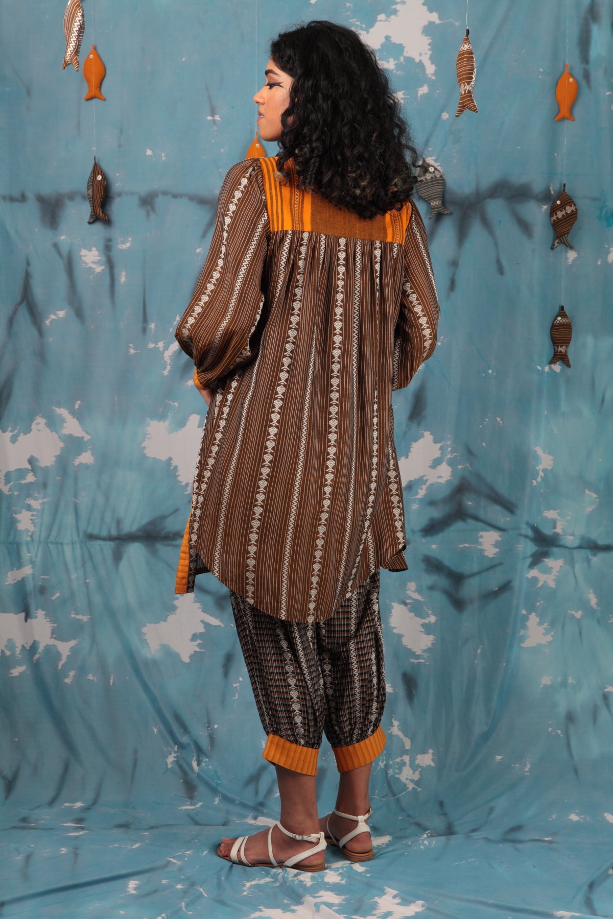 Sunehri Shirt Dress