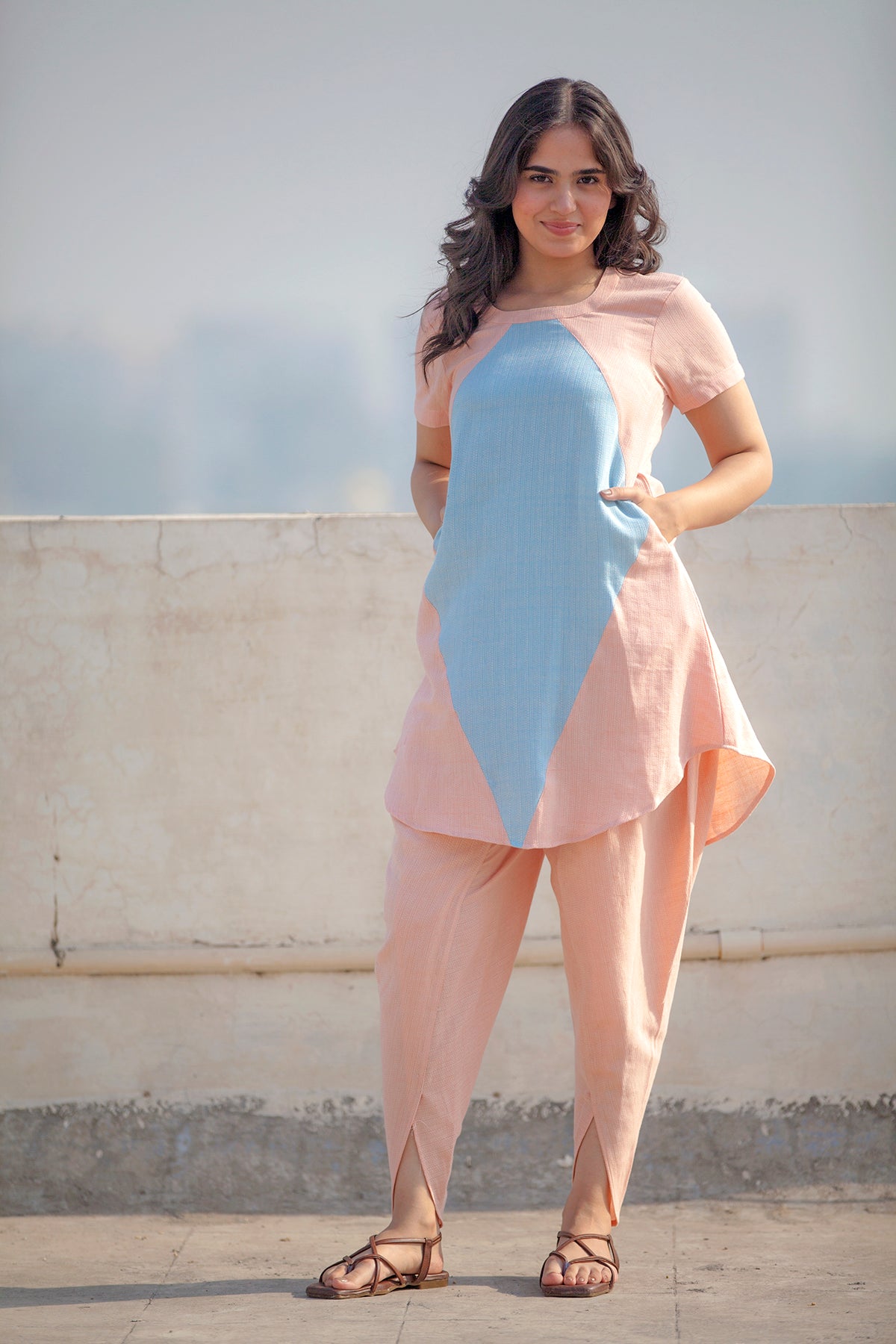 Bhor | Handwoven Kutch Cotton Co-ord Set