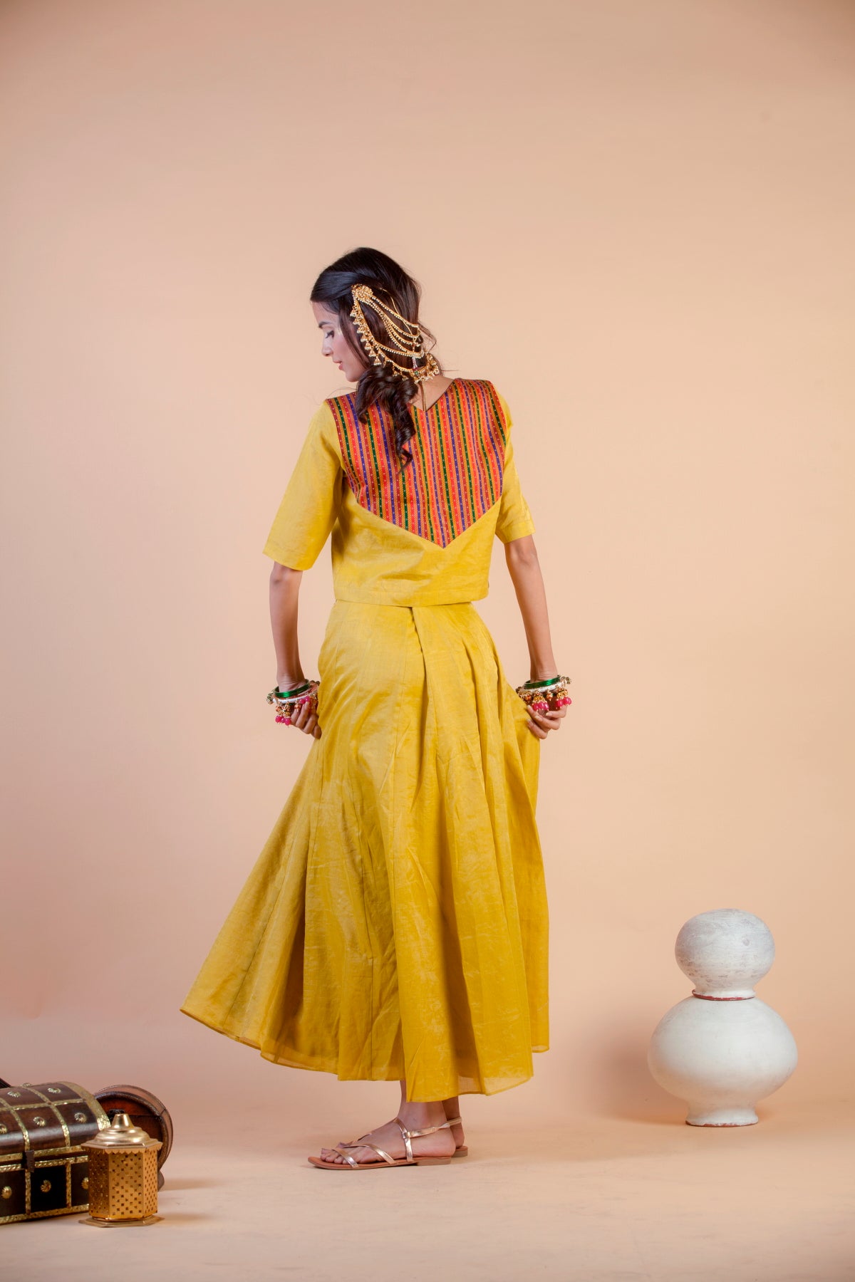 Swarn Zari Skirt Set