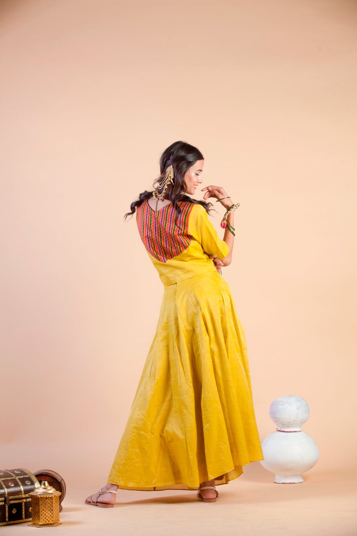 Swarn Zari Skirt Set