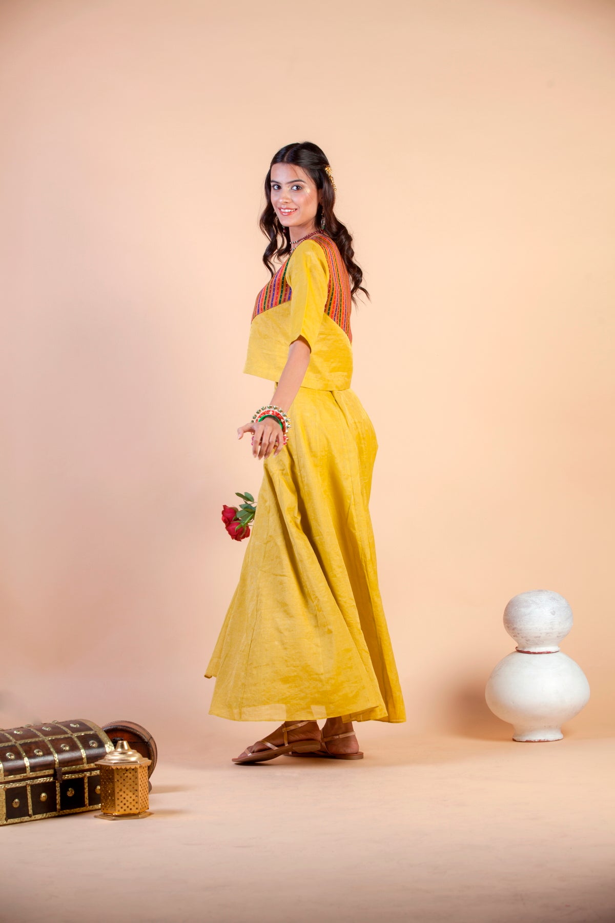 Swarn Zari Skirt Set