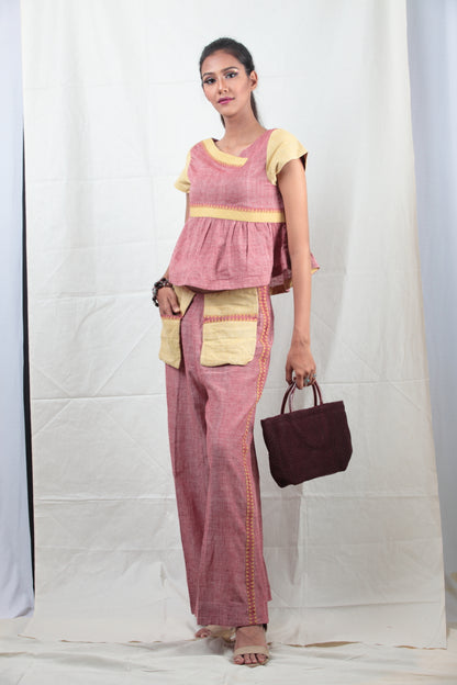 Gulal Shirring Co-ord Set