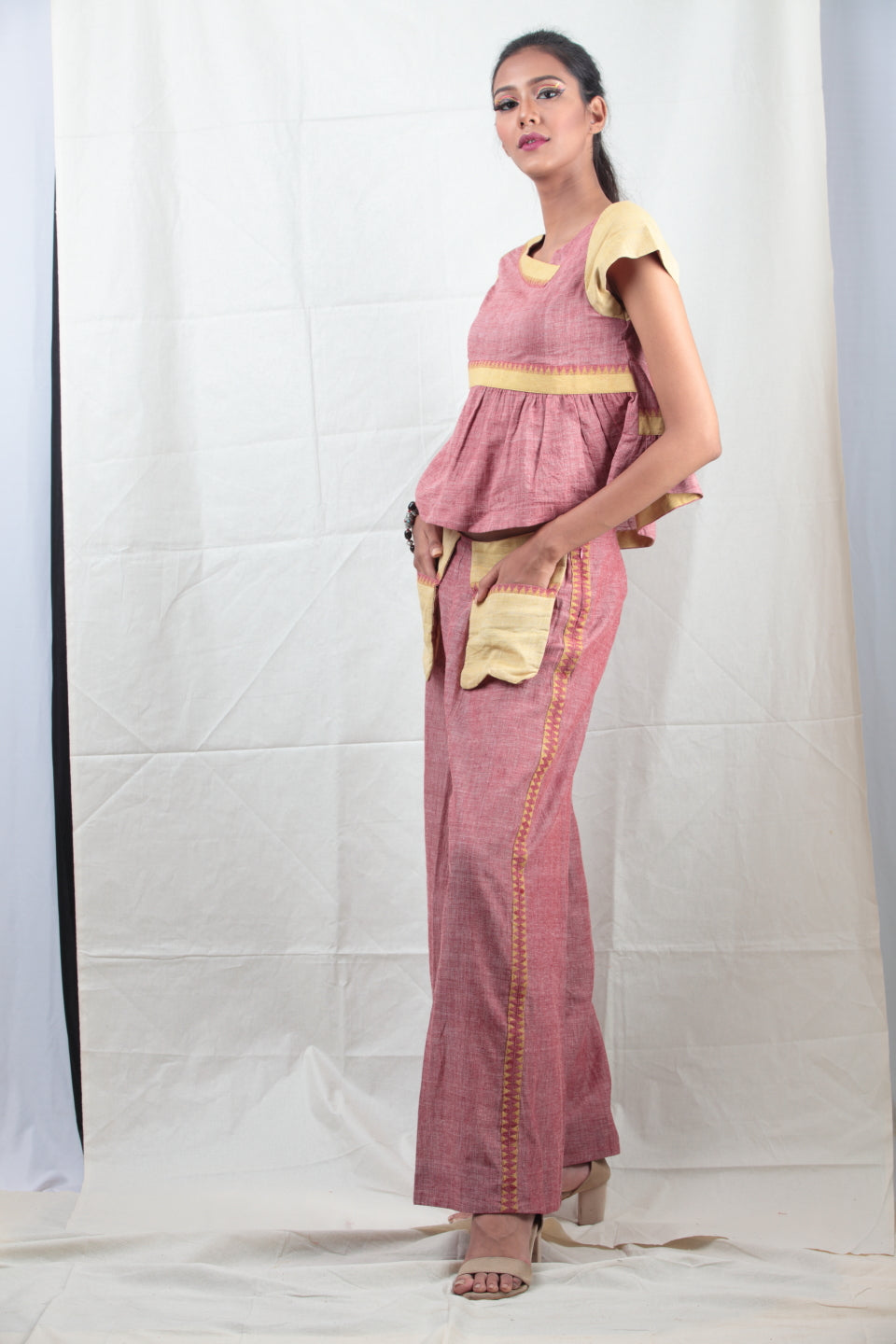 Gulal Shirring Co-ord Set