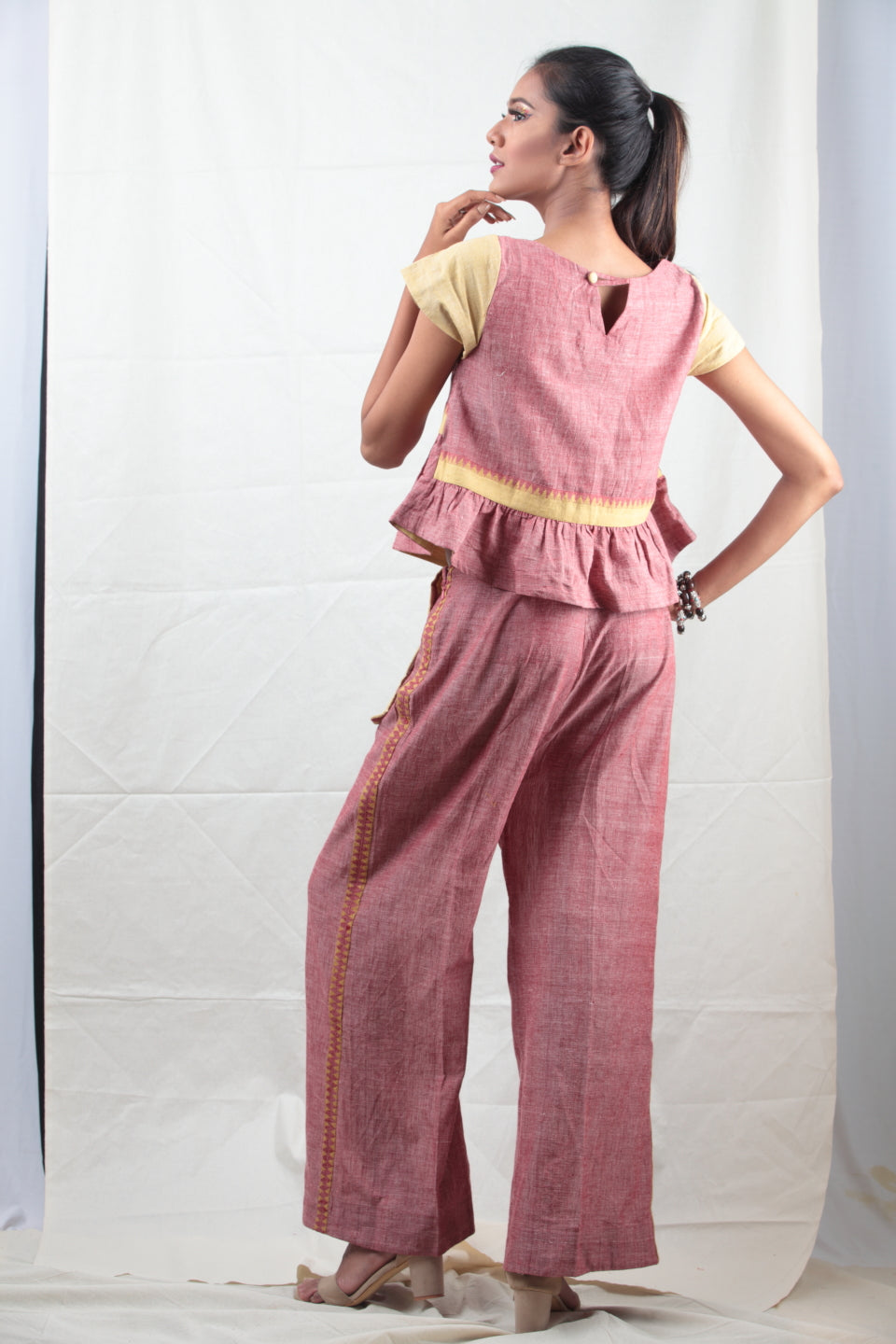 Gulal Shirring Co-ord Set