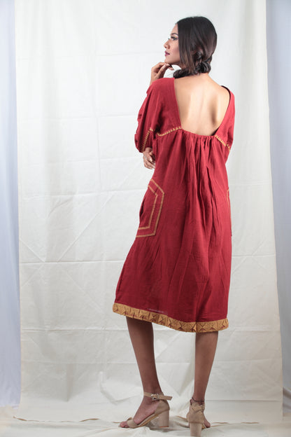 Manjestha Tiered Panel Dress