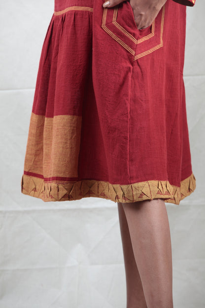 Manjestha Tiered Panel Dress