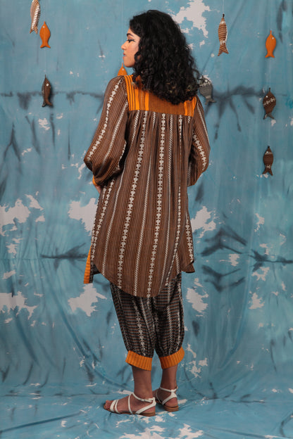 Sunehri Shirt Dress