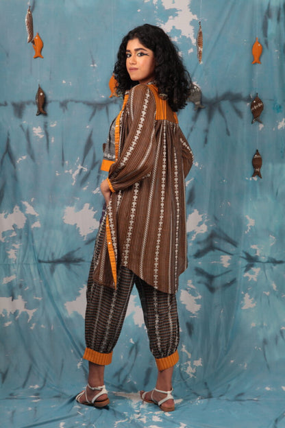 Sunehri Shirt Dress