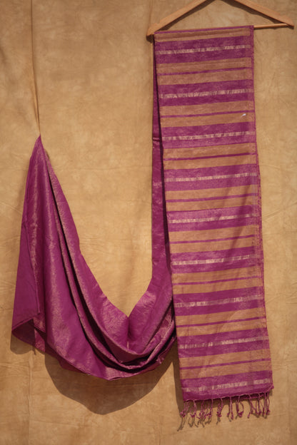 Zartari | Manik Swarn – Handwoven Cotton Zari Tissue Saree