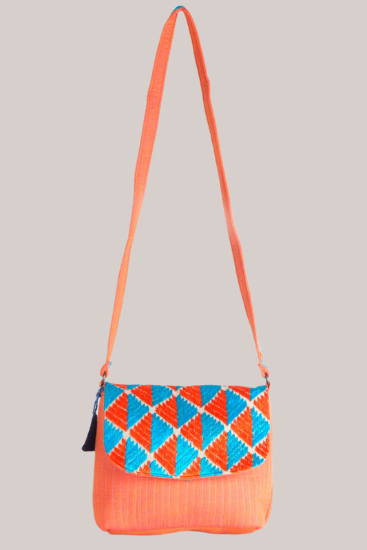 GERUA - Phulkari Quilted Sling Bag