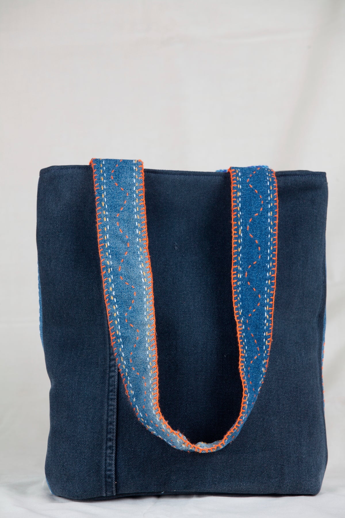 NAVEE Phulkari - Upcycled Denim Tote