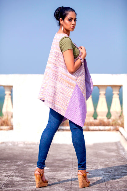 Quartz | Handwoven Cotton Gilet Jacket