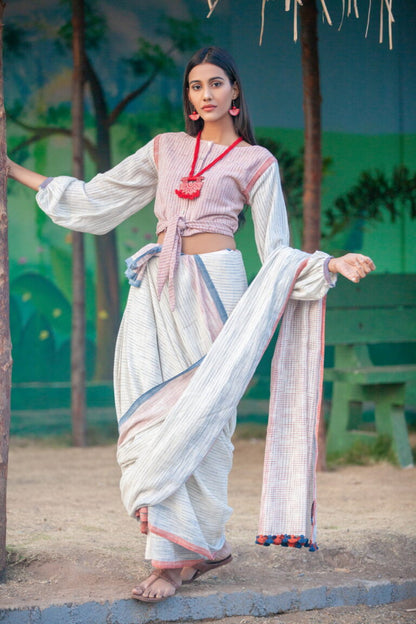 Cotton Wool Sari