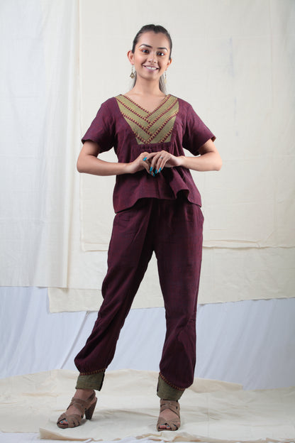 Neel | Handwoven Cotton Co-ord Set