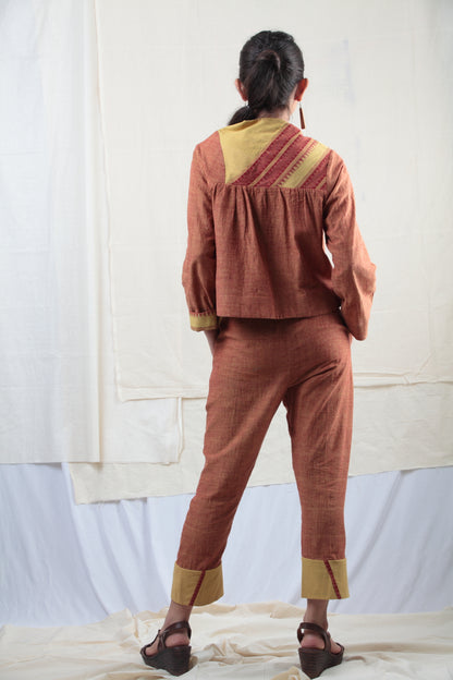 Anar | Handwoven Cotton Cropped Trousers